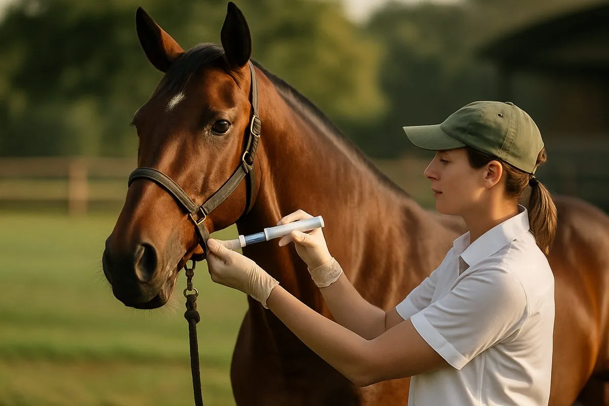 Cavalo Mangalarga Marchador em ambiente rural